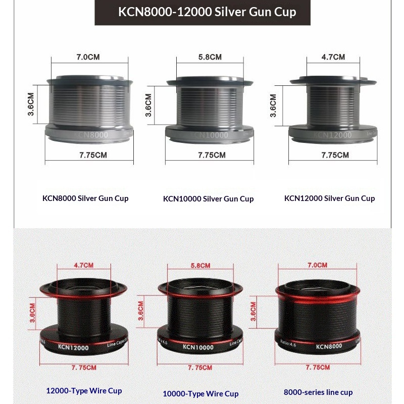 Daiwa Reel Bg - DIWA KCN 시리즈 금속 스풀, 장거리