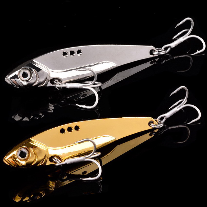 8 개/대 미끼 금속 스피너 숟가락 세트 골드 실버 7 - Fishing Hook Treble 리뷰 및 가격