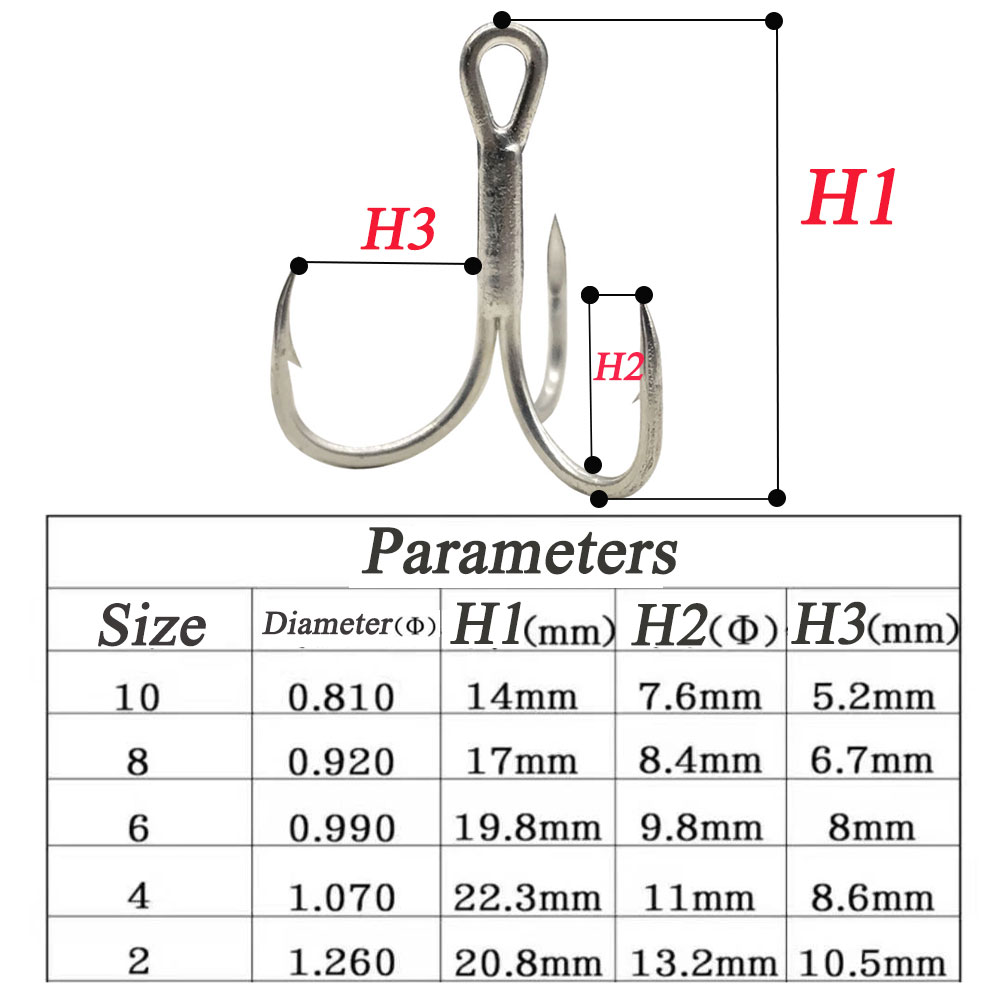 AS 100pcs 트레블 후크 4X 강력한 낚시 지그  - Fishing Hook Assortment 리뷰 및 가격