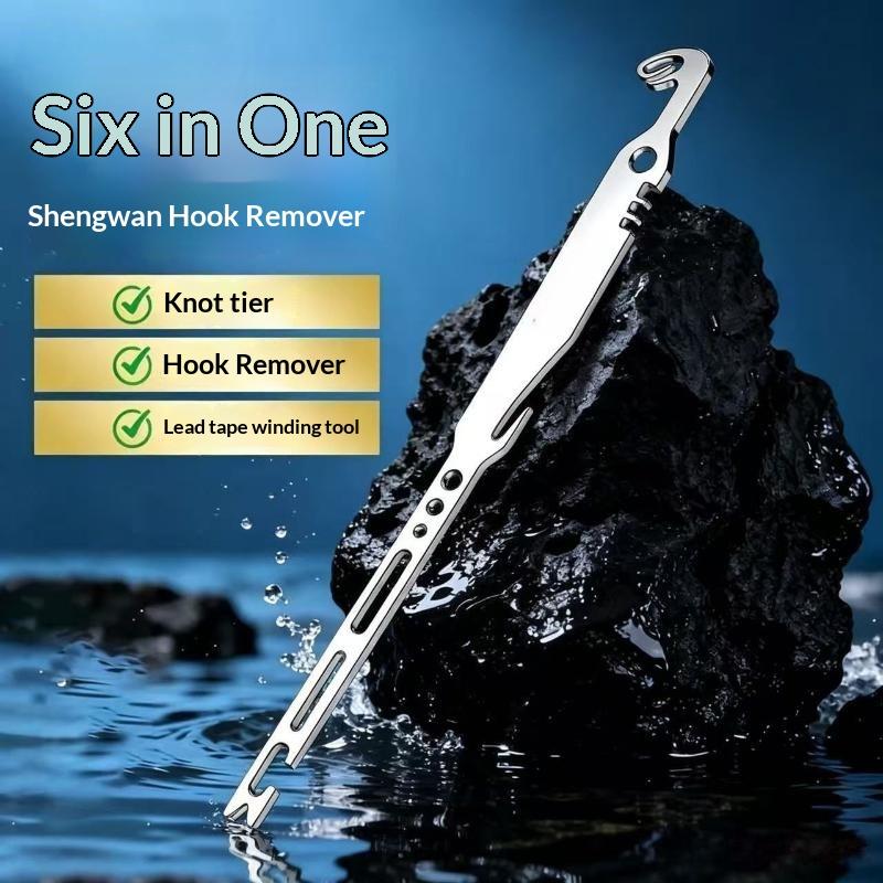 핫세일 6 in 1 스테인리스 스틸 낚시 바늘 제거기  - Fishing Hook Remover 리뷰 및 가격