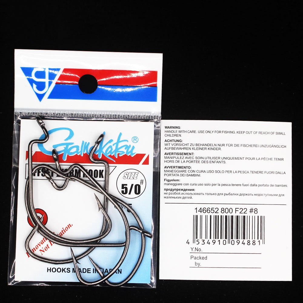 Gamakatsu 오프셋 웜 후크 낚시 티 후크 바다  - Fishing Hook Offset 리뷰 및 가격